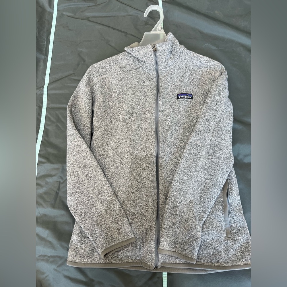 Patagonia Heather Gray Full Zip Better Sweater